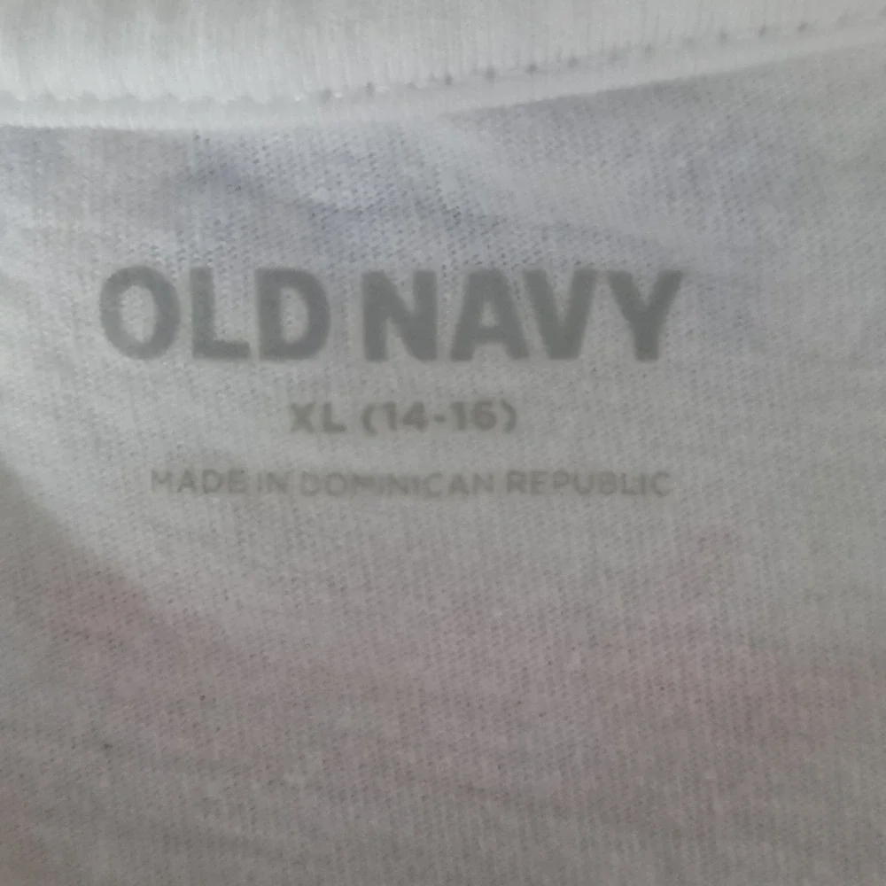 Old Navy Girls Size XL Short Sleeve Graphic T Shirt White